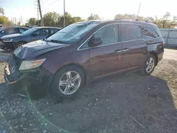 Salvage cars for sale at Columbus, OH auction: 2012 Honda Odyssey Touring