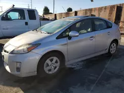 Salvage cars for sale at Wilmington, CA auction: 2011 Toyota Prius