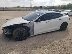 Salvage cars for sale at San Antonio, TX auction: 2023 Tesla Model S