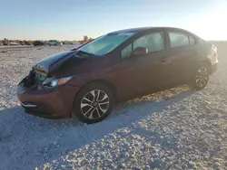 Salvage cars for sale at Wayland, MI auction: 2013 Honda Civic EX