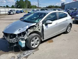 Salvage cars for sale at auction: 2017 Chevrolet Cruze LT