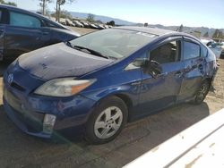 Salvage cars for sale at San Martin, CA auction: 2010 Toyota Prius