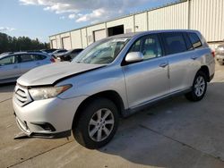 Salvage cars for sale from Copart Gaston, SC: 2012 Toyota Highlander Base