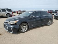 Salvage cars for sale from Copart Amarillo, TX: 2017 Toyota Avalon Hybrid