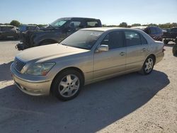 Salvage cars for sale at San Antonio, TX auction: 2004 Lexus LS 430