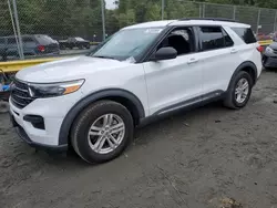 Salvage cars for sale at Waldorf, MD auction: 2020 Ford Explorer XLT