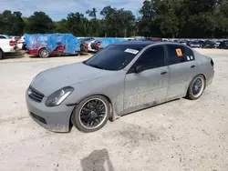 Salvage cars for sale at Ocala, FL auction: 2005 Infiniti G35