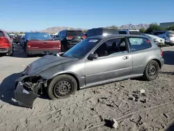 Honda salvage cars for sale: 1992 Honda Civic SI