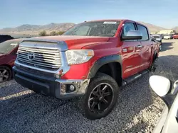 Toyota Tundra salvage cars for sale: 2014 Toyota Tundra Crewmax Limited