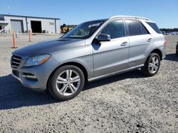 Salvage cars for sale at Lumberton, NC auction: 2012 Mercedes-Benz ML 350 4matic