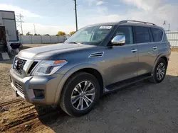 Salvage cars for sale at Bismarck, ND auction: 2018 Nissan Armada SV