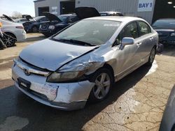 Salvage cars for sale at Elgin, IL auction: 2007 Honda Civic EX