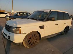 Salvage cars for sale at Grand Prairie, TX auction: 2008 Land Rover Range Rover Sport Supercharged