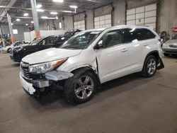 Salvage cars for sale at auction: 2015 Toyota Highlander Limited