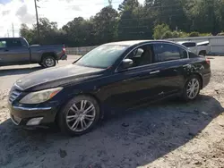 Flood-damaged cars for sale at auction: 2013 Hyundai Genesis 3.8L