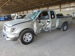 Salvage cars for sale at auction: 2004 Toyota Tacoma Xtracab