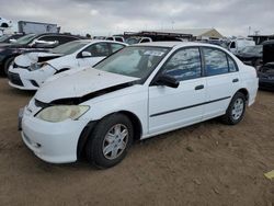 Vehiculos salvage en venta de Copart Brighton, CO: 2004 Honda Civic DX VP