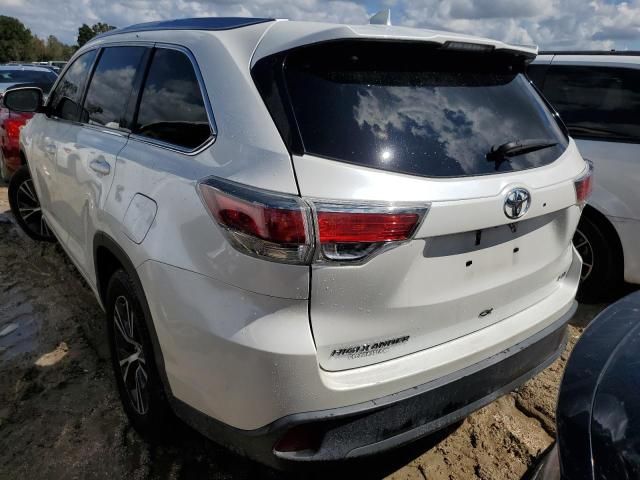 2016 Toyota Highlander XLE