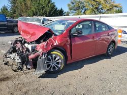 Salvage cars for sale at Finksburg, MD auction: 2021 Toyota Prius LE