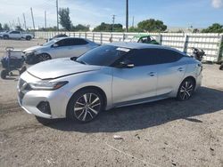 Salvage cars for sale at Miami, FL auction: 2019 Nissan Maxima S