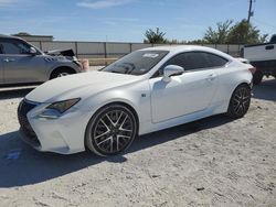 Salvage cars for sale at Haslet, TX auction: 2016 Lexus RC 200T