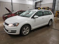 Salvage cars for sale at Casper, WY auction: 2015 Volkswagen Golf Sportwagen TDI S