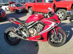 Salvage motorcycles for sale at Louisville, KY auction: 2019 Honda CBR650 RA