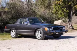 Salvage cars for sale at New Braunfels, TX auction: 1988 Mercedes-Benz 560 SL