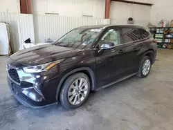 Toyota Highlander salvage cars for sale: 2021 Toyota Highlander Limited