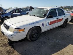 Salvage cars for sale at San Martin, CA auction: 2010 Ford Crown Victoria Police Interceptor