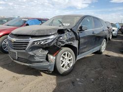 Salvage cars for sale at Brighton, CO auction: 2022 Chevrolet Equinox LT