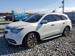 Acura Vehiculos salvage en venta: 2016 Acura MDX Technology