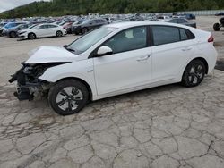 Salvage cars for sale at Hurricane, WV auction: 2017 Hyundai Ioniq Blue