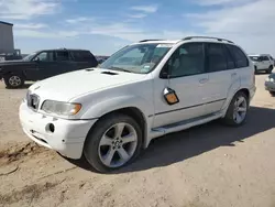 Salvage cars for sale at Amarillo, TX auction: 2002 BMW X5 4.4I