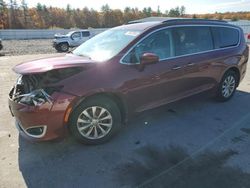 Salvage cars for sale at Windham, ME auction: 2017 Chrysler Pacifica Touring L