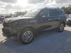 Salvage cars for sale at Apopka, FL auction: 2021 Nissan Armada SL