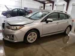 Salvage cars for sale at Avon, MN auction: 2017 Subaru Impreza Premium Plus