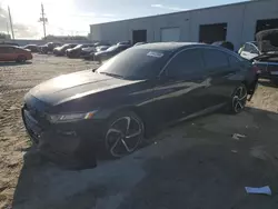 Honda salvage cars for sale: 2019 Honda Accord Sport