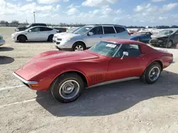 Salvage cars for sale at Arcadia, FL auction: 1971 Chevrolet Corvette