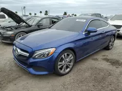 Salvage cars for sale at Riverview, FL auction: 2017 Mercedes-Benz C 300 4matic