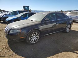 Salvage cars for sale at San Martin, CA auction: 2008 Audi A4 2.0T Quattro