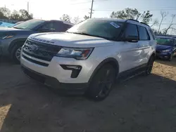 Salvage cars for sale at Riverview, FL auction: 2018 Ford Explorer XLT