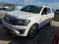 Salvage cars for sale at Riverview, FL auction: 2020 Ford Expedition Max King Ranch