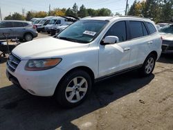 Salvage cars for sale from Copart Denver, CO: 2007 Hyundai Santa FE SE