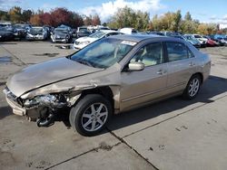 Honda salvage cars for sale: 2004 Honda Accord EX