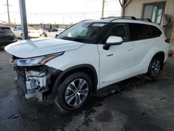 Salvage cars for sale at Los Angeles, CA auction: 2020 Toyota Highlander Hybrid XLE