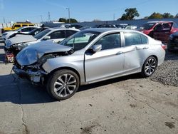 Salvage vehicles for parts for sale at auction: 2015 Honda Accord Sport