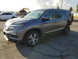 Salvage cars for sale from Copart Rancho Cucamonga, CA: 2016 Honda Pilot EXL