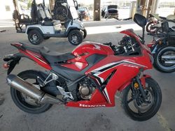 Salvage motorcycles for sale at Riverview, FL auction: 2021 Honda CBR300 R