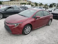 Toyota Corolla le Vehiculos salvage en venta: 2022 Toyota Corolla LE